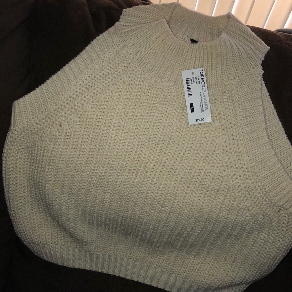 Ivory crop top